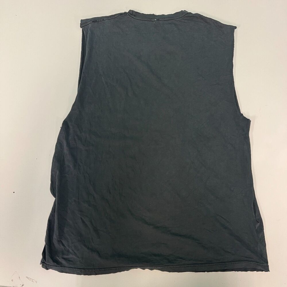Vintage Misfits Crimson Ghost Cut Off Sleeveless Band T Shirt Black Punk Faded L - Picture 7 of 8